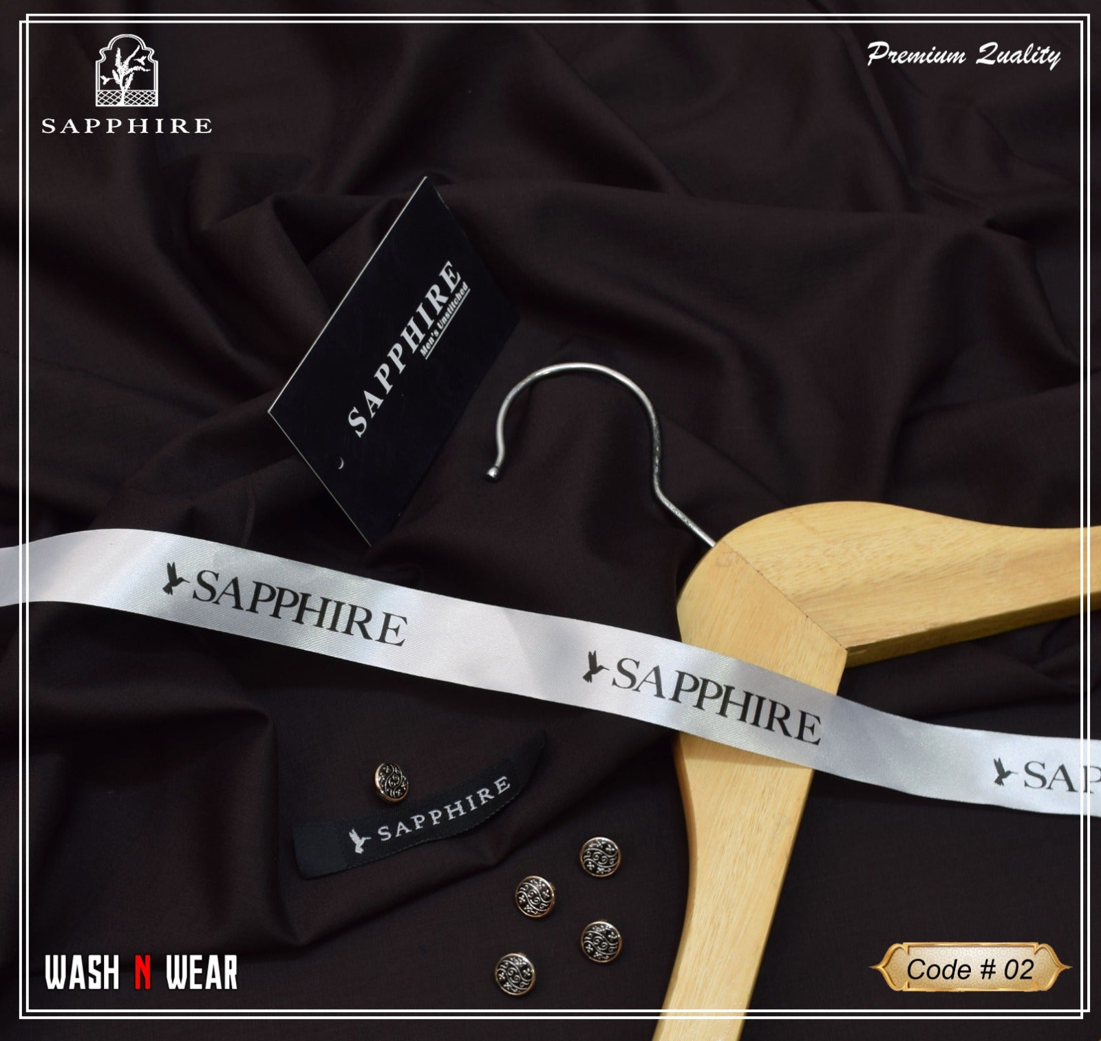 Sapphire Wash N Wear