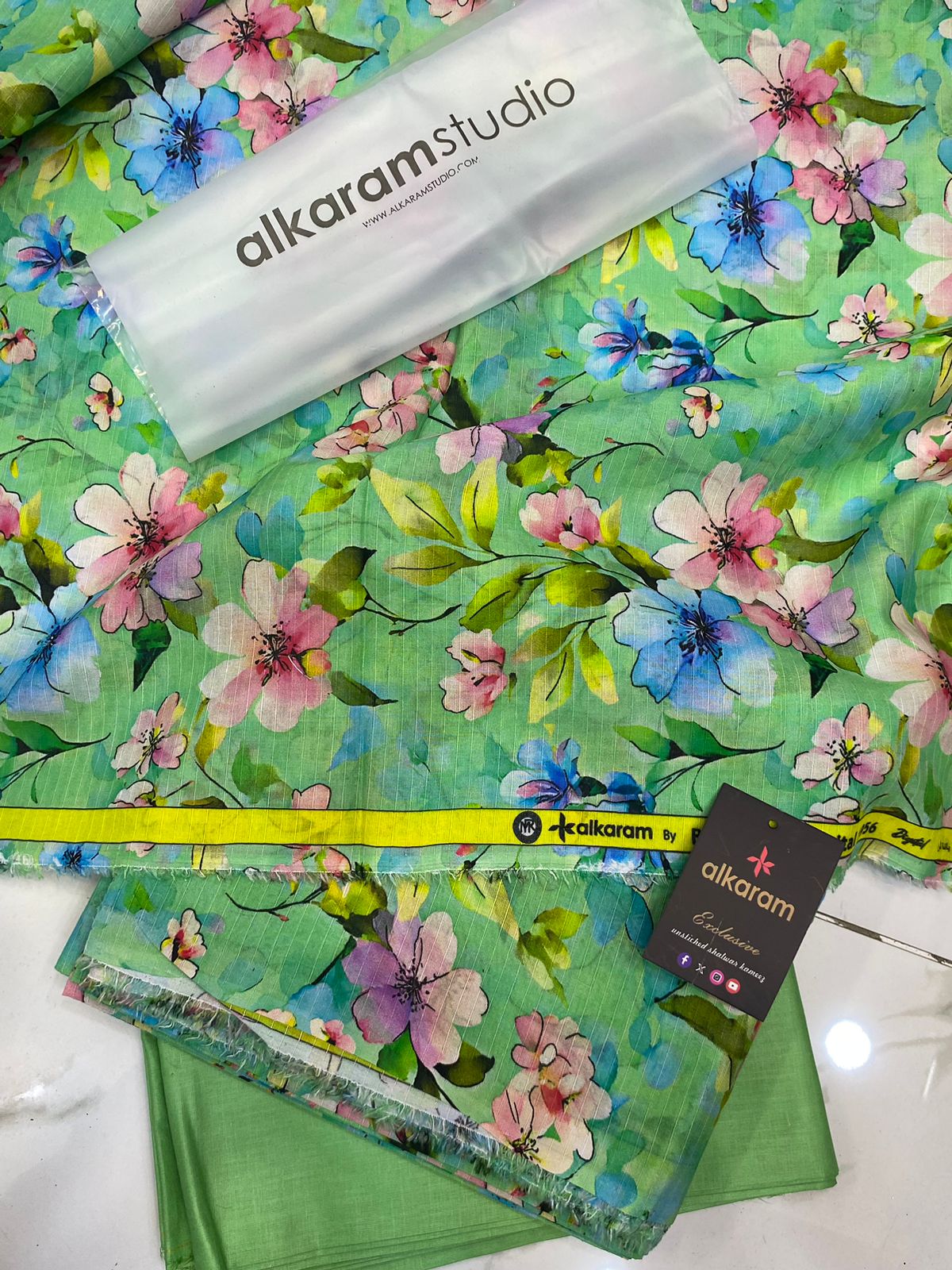 Alkaram | Lawn 2 Piece | Unstiched Suit