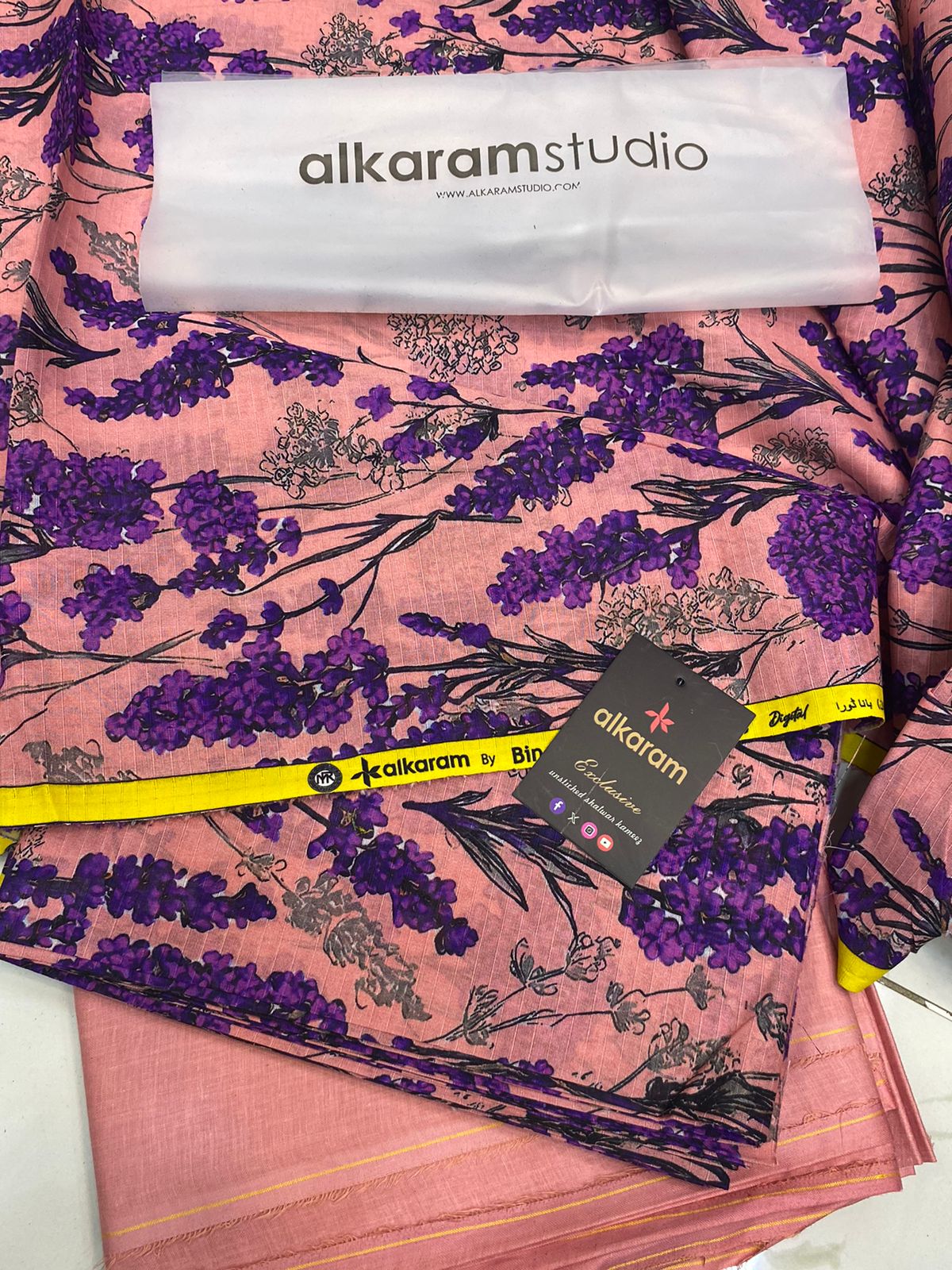 Alkaram | Lawn 2 Piece | Unstiched Suit